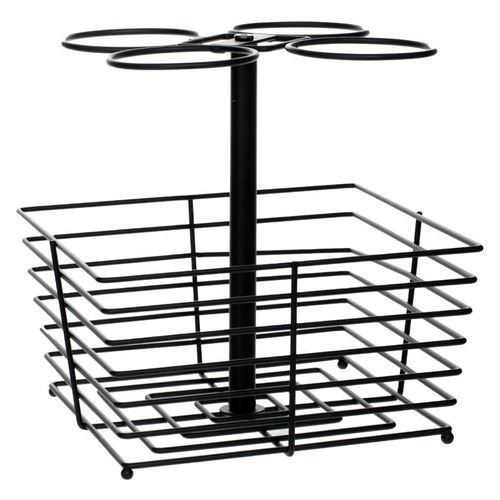 Lot De 4 Mugs Avec Support Et Panier Rangement Pour Capsules