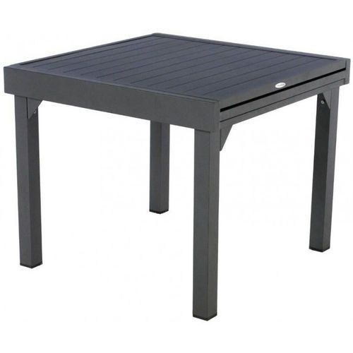 Table Rectangulaire Extensible Piazza 8 P. Graphite Hespéride