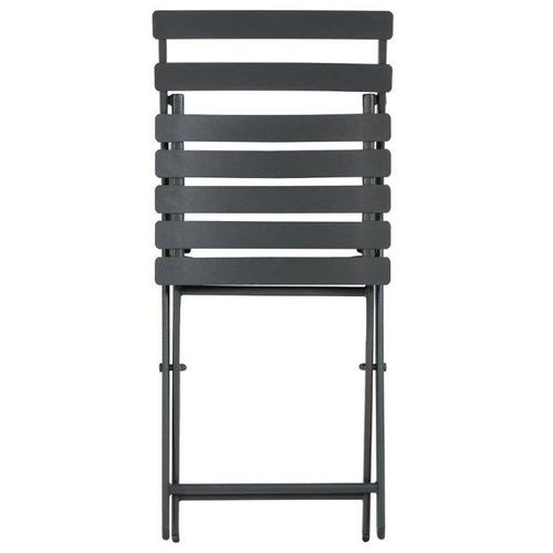 Chaise pliante de jardin GREENSBORO Graphite vue détaillée
