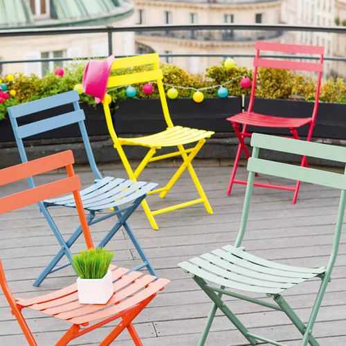 Chaise pliante de jardin GREENSBORO Graphite