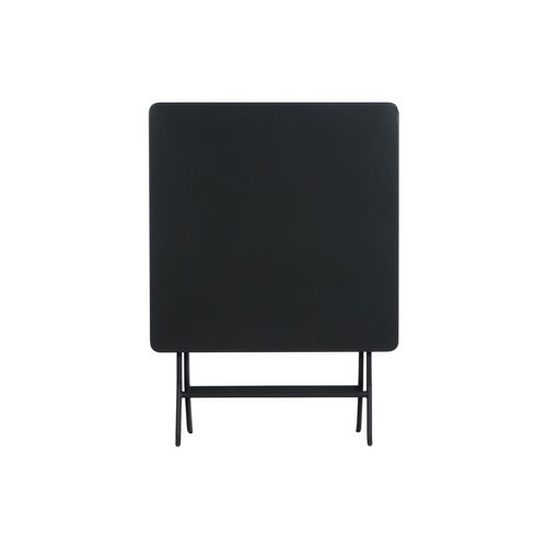 Table carré 2 personnes GREENSBORO Graphite vue d'ambiance 1