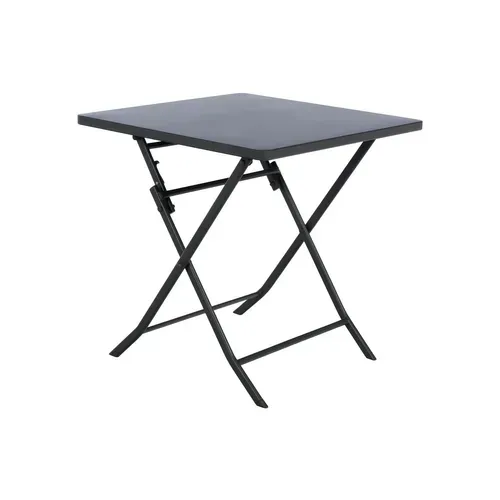 Table carré 2 personnes GREENSBORO Graphite vue 3/4