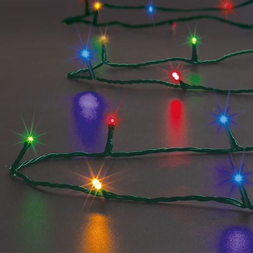 Guirlande Lumineuseextérieur 10 Mètres 100 LED Multicolore 8 Jeux De Lumière