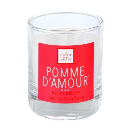 Bougie Parfumée Pomme D'amour Pot En Verre 190 G