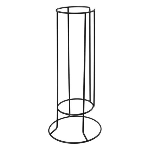 Set De 6 Mugs Sur Rack "ethnik" Noir & Blanc H. 9