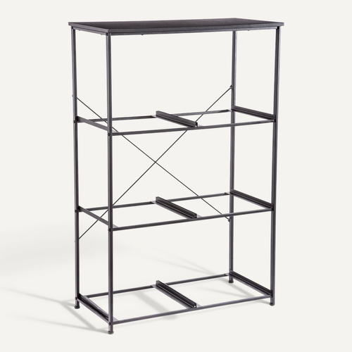 Etagère En Métal Mix N' Modul - H. 104,5 - Noir