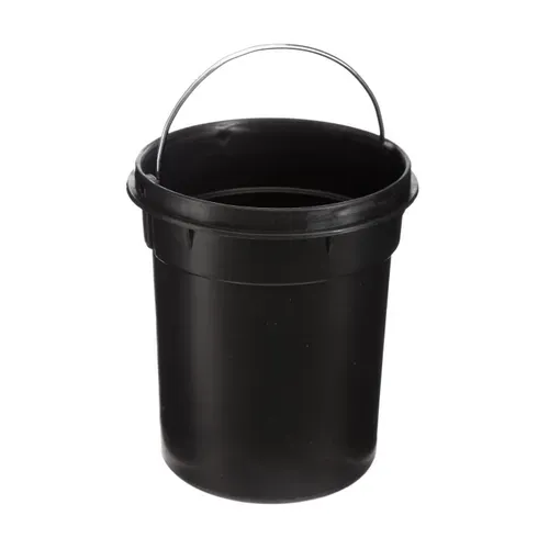 Poubelle salle de bain 3L - Blanc / Naturel vue accessoires