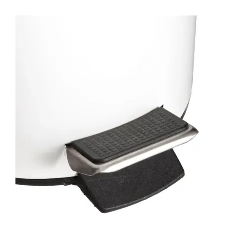 Poubelle salle de bain 3L - Blanc / Naturel vue d'ambiance 1