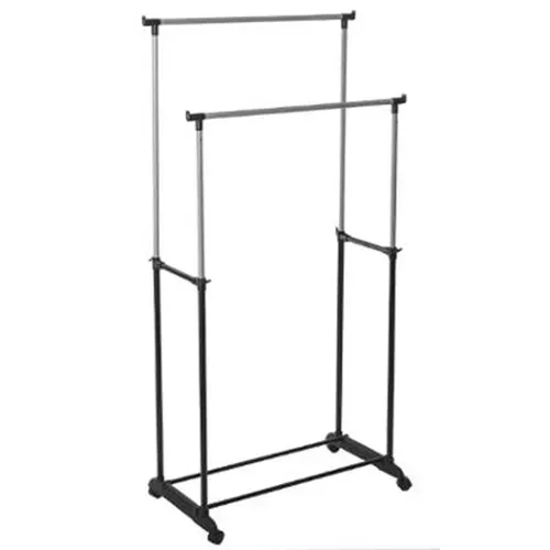 Double Portant À Vêtements "arropa" 160 cm Noir