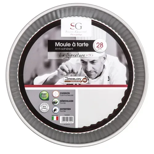 Plat à tarte Ø 28 cm SIGNATURE Noir