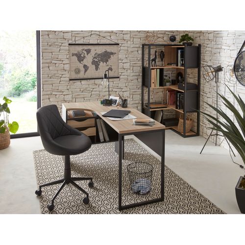 Lampe à Poser En Métal Doré H 45.5 Cm