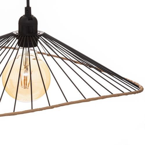 Luminaire Suspension En Métal Noir D 45 Cm