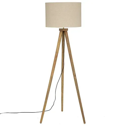Lampadaire Trépied Bois Olga Atmosphera