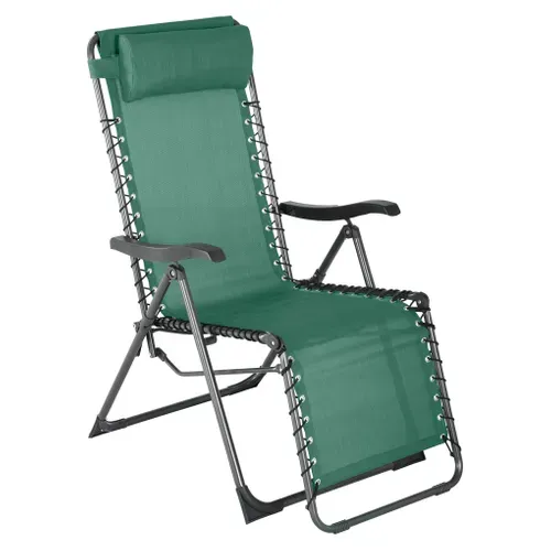 Fauteuil relax SILOS Vert olive vue 3/4