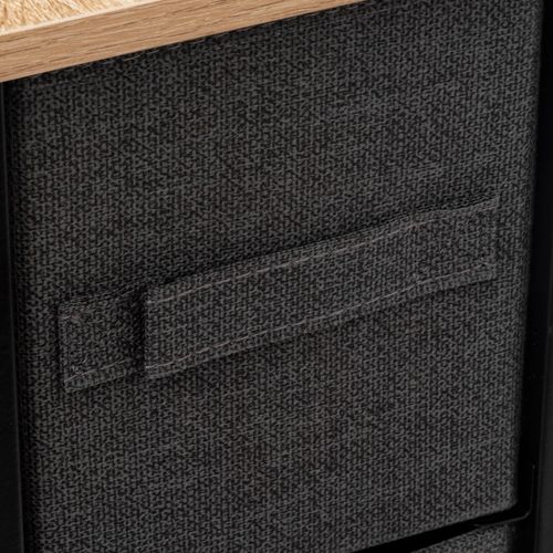 Chiffonnier 4 Tiroirs Gris Foncé 5five
