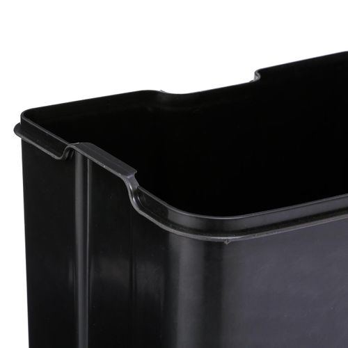 Poubelle 30 Litres En Métal Anthracite Ouverture à Pédale