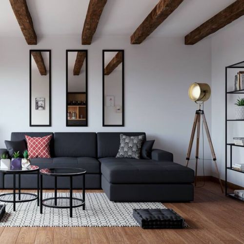 Lampadaire Ebor Marron