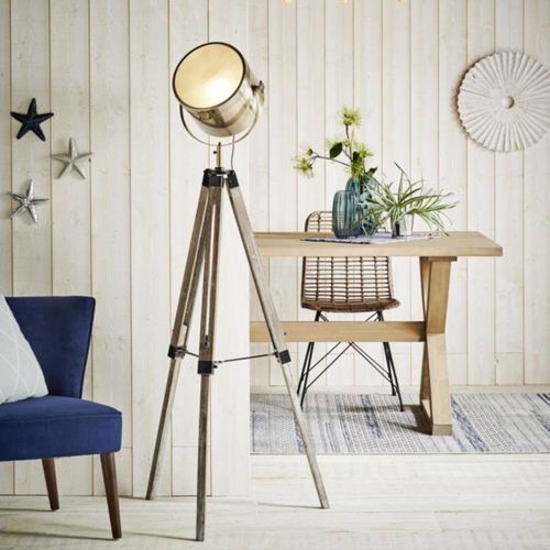 Lampadaire Ebor Marron