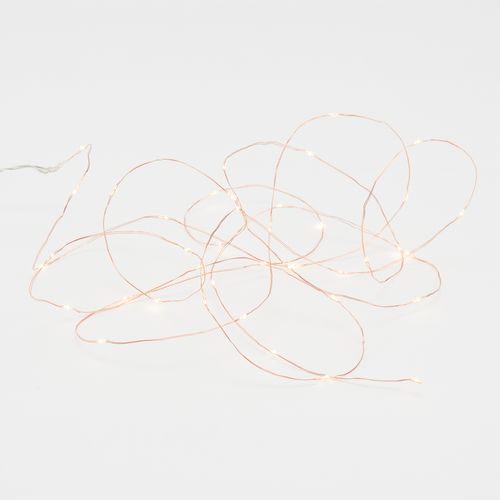 Guirlande 40 LED 3,9m  Blanc chaud vue 3/4