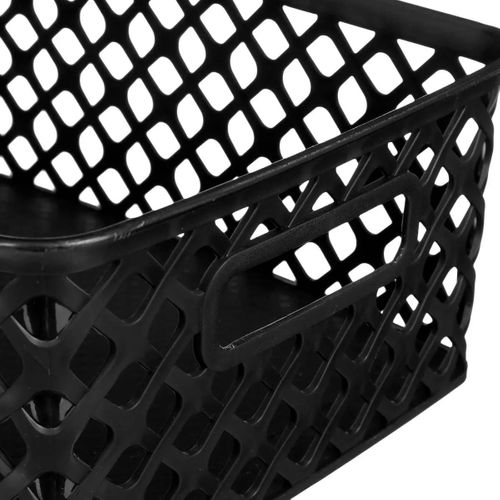 Panier En Plastique 4l "folk" Noir