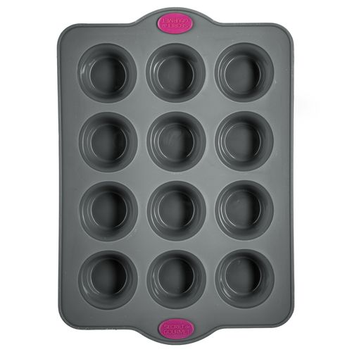 Moule 12 muffins SILITOP Gris vue de face