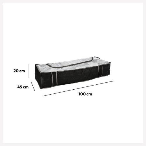 Housse de rangement sous lit DRESSY Noir