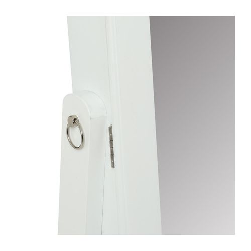 Armoire Bijoux Psyché H120 Kristin Blanc