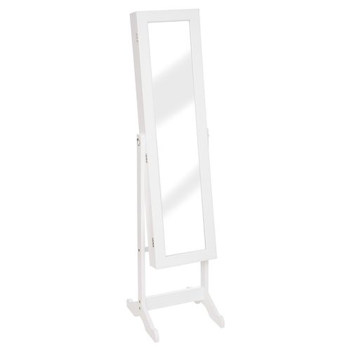 Armoire Bijoux Psyché H120 Kristin Blanc