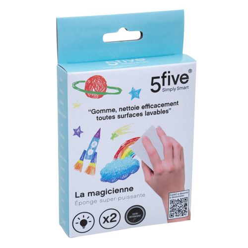 Lot 2 éponges magique - Blanc vue accessoires