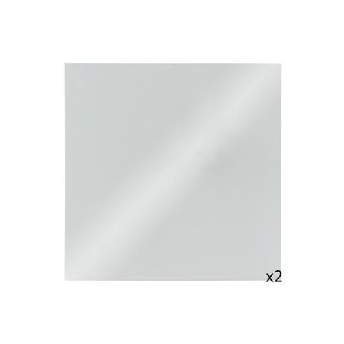 Lot De 2 Miroirs Carrés Adhésifs 40x40
