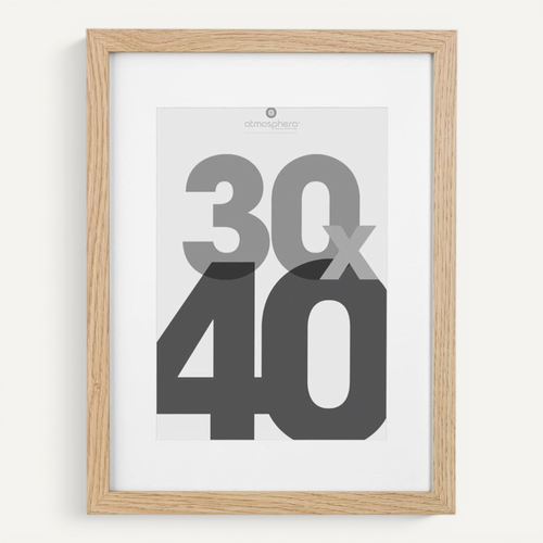 Cadre Photo En Bois Naturel Pour Photo 30 X 40 Cm