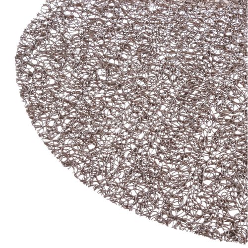 Set De Table Ovale "spaghetti" 29x44cm Taupe