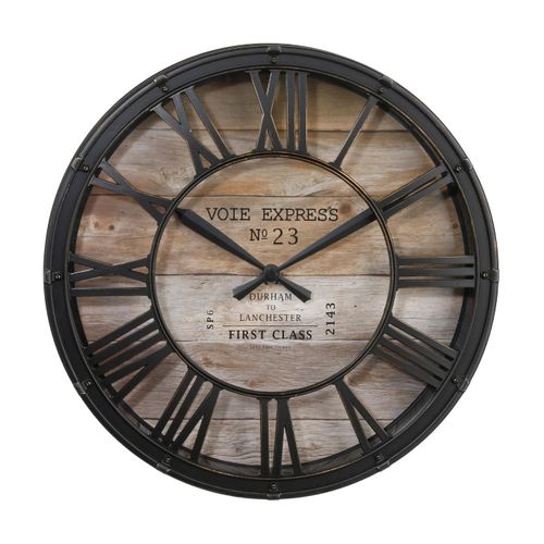 Horloge D.39 cm EXPRESS Marron