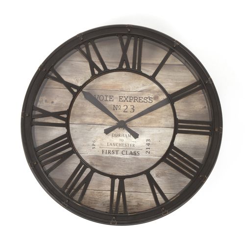 Horloge D.39 cm EXPRESS Marron