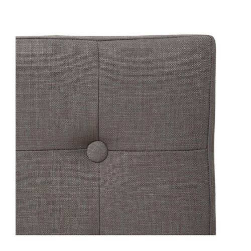 2 En 1 Pouf Pliant Et Coffre De Rangement Gris Taupe Aspect Lin 38 X 38 Cm