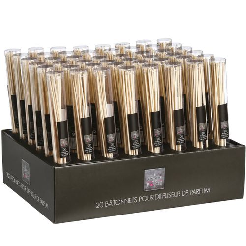 Lot De 20 Bâtons Diffuseurs Blanc Ivoire H24,5cm