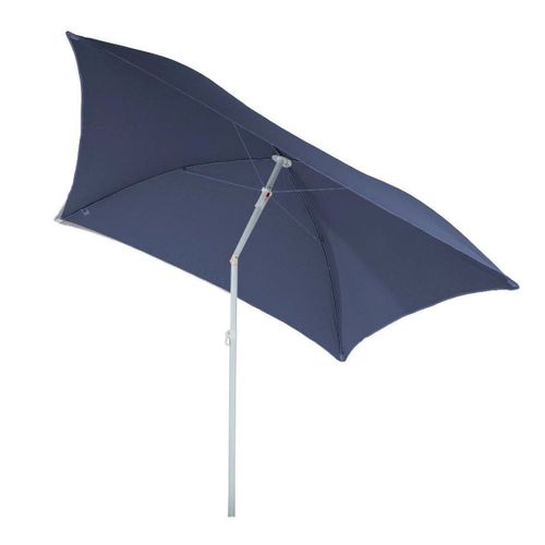 Parasol De Plage Carré "helenie" 180cm Bleu