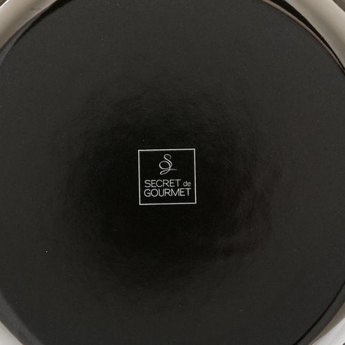 Sauteuse En Acier "tradition" 24cm Gris Foncé