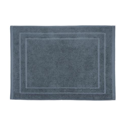 Tapis De Salle De Bain En Coton Gris Foncé 50 X 70 Cm