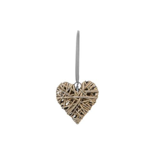Objet Déco Coeur En Osier  D 12 Cm