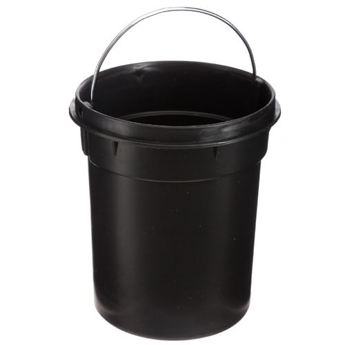 Poubelle salle de bain 3L - Noir / Naturel vue accessoires