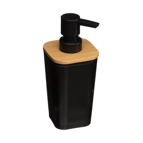 Distributeur à Savon Ou Lotion Noir Et Bambou 200 Ml