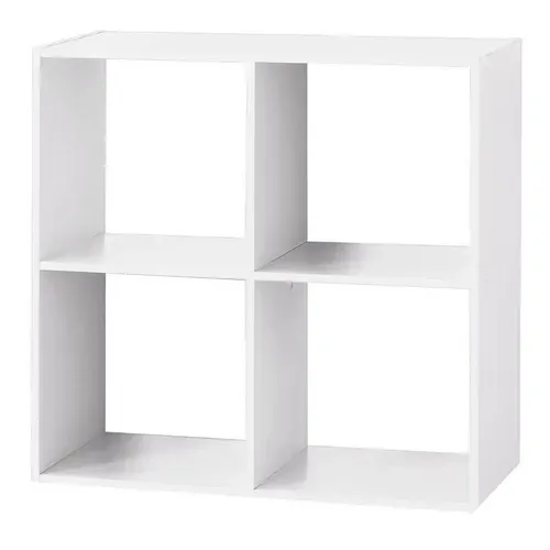 Etagère 4 Cases Mix - P. 32 Cm X H. 67,5 Cm - Blanc