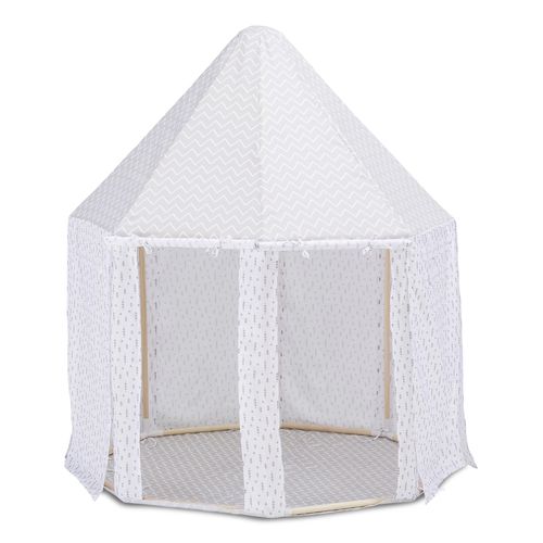 Tente Enfant Yourte Toile Grise H. 140 Cm