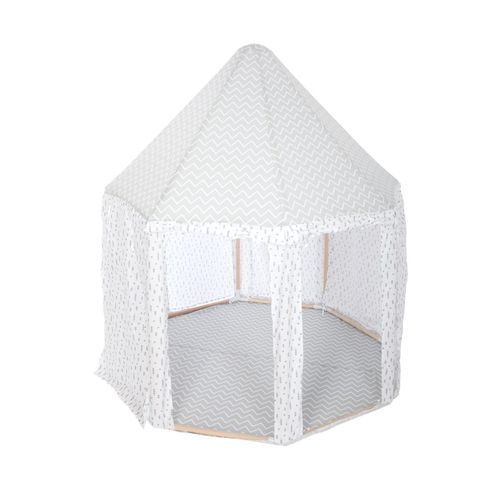 Tente Enfant Yourte Toile Grise H. 140 Cm