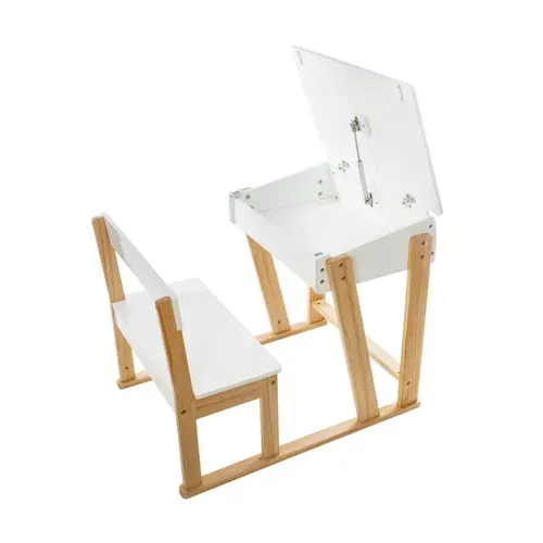 Bureau Enfant Pupitre En Bois H 58 Cm