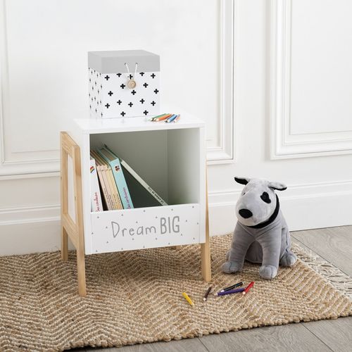 Meuble De Rangement 1 Casier "moon" 33cm Blanc