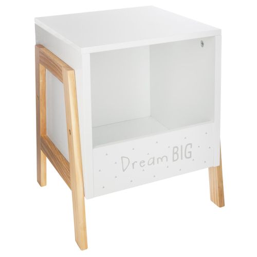Meuble De Rangement 1 Casier "moon" 33cm Blanc