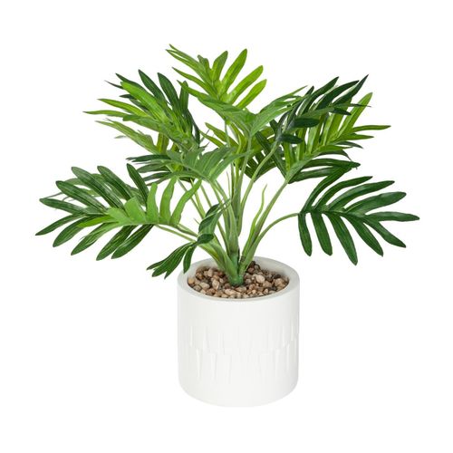 Plante Artificielle Palmier En Pot H 29 Cm