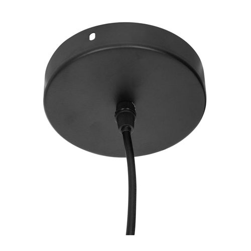 Luminaire Suspension En Métal Filaire Noir D 19 Cm